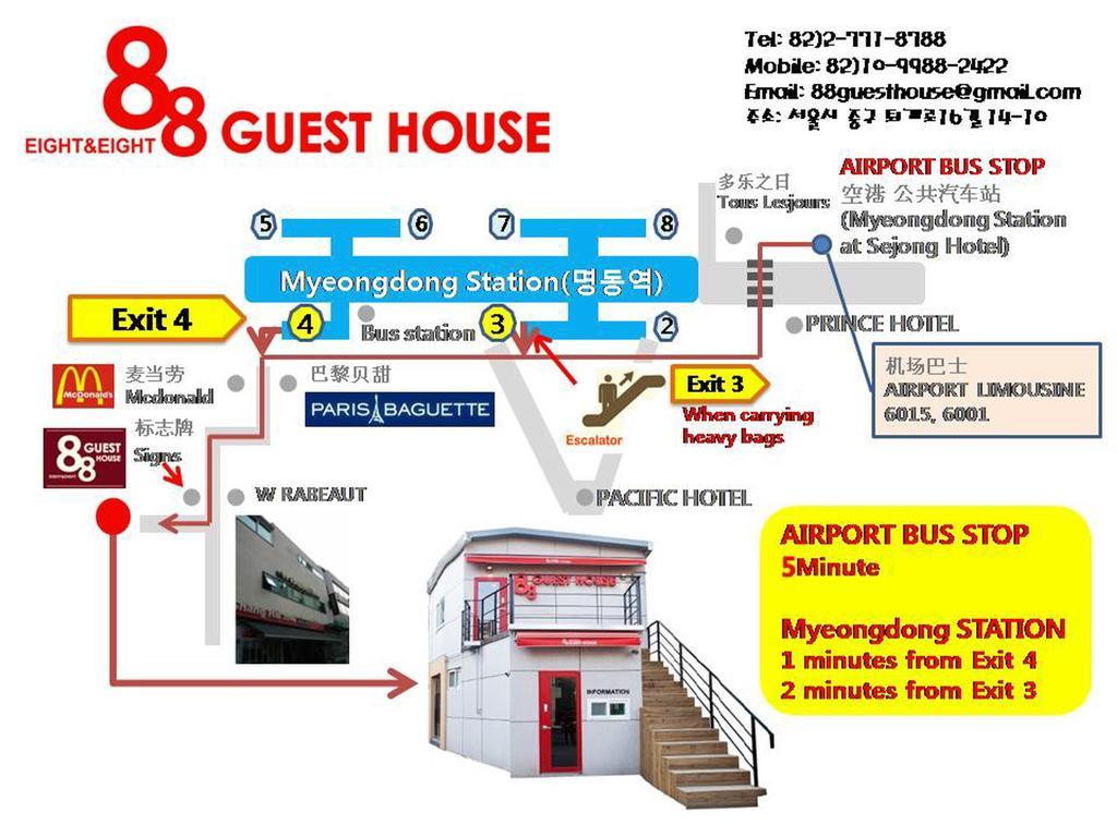 88 Guesthouse Сеул Екстер'єр фото